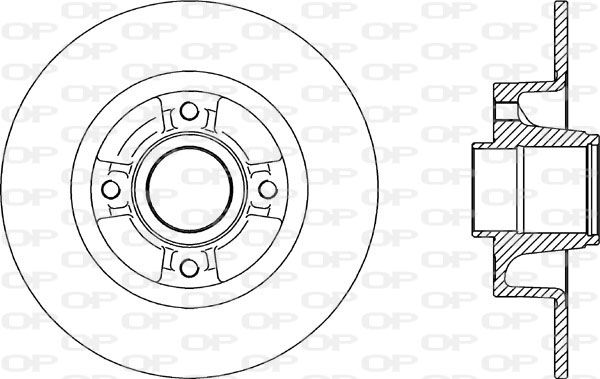 OPEN PARTS Jarrulevy BDA2165.10